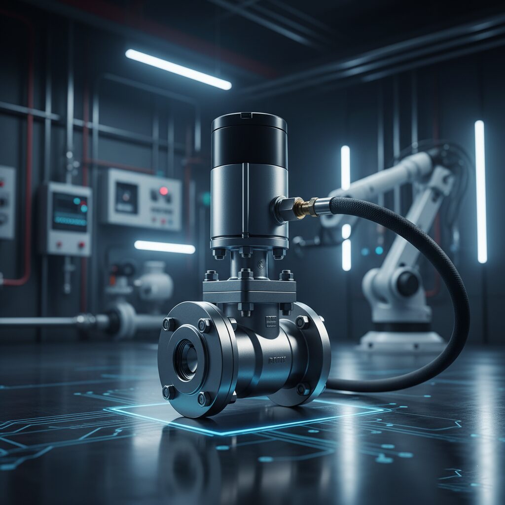 شیر توپی پنوماتیک